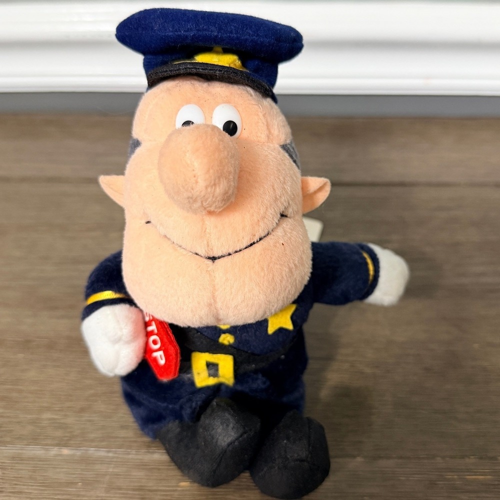 Stuffins Traffic Cop Plush Frosty's Winter Wonderland 1999 CVS‎ Vintage